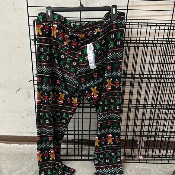 NWT TIME AND TRU Holiday Leggings XXL - Picture 2 of 2